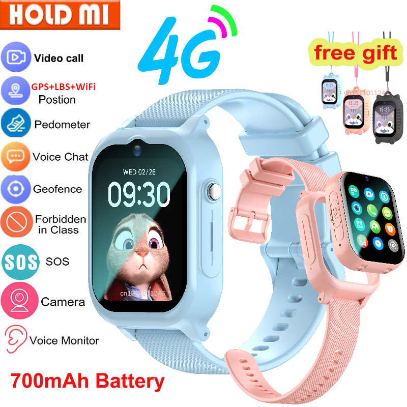 Smartwatch Watches For Kids With Gps - Montre intelligente enfants 4G GPS WIFI