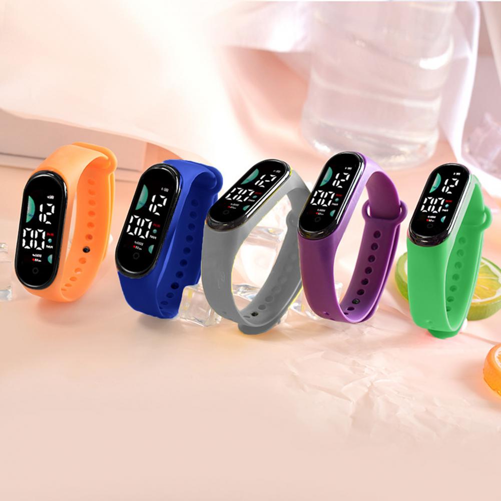 Smartwatch Watches For Kids - Montre intelligente LED numérique étanche pour