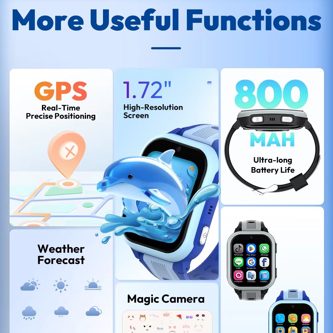 Montre connectée pour enfants  - Smartwatch Watches For Kids With Gps avis et prix