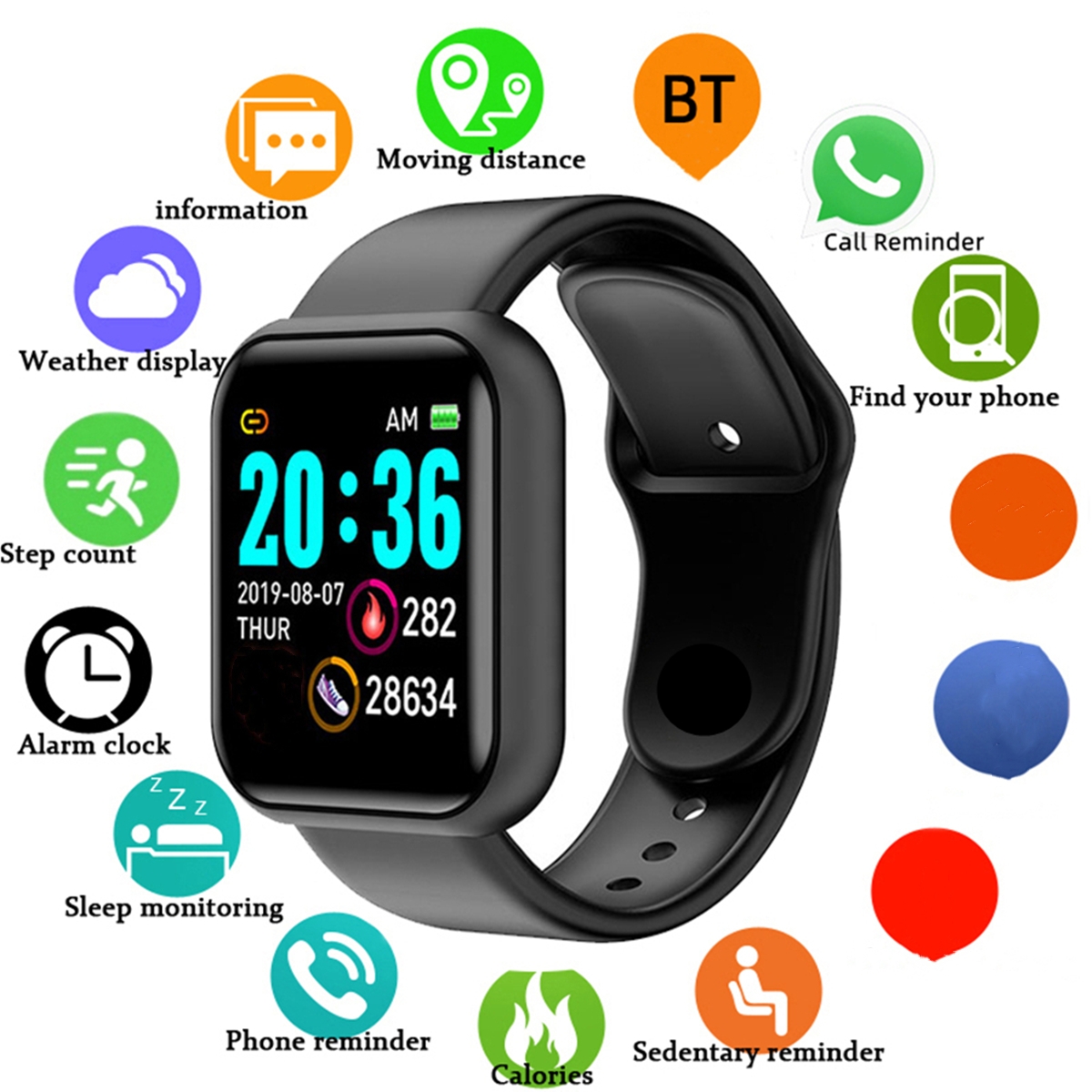 Hommes montres intelligentes é - Smartwatch Watches For Girls avis et prix