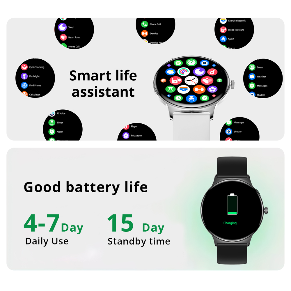 COLMI-Montre connectée V89 pou - Watches Ladies Smartwatch avis et prix